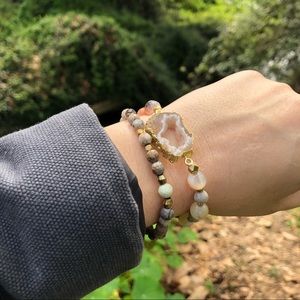 Druzy Agate Bracelet